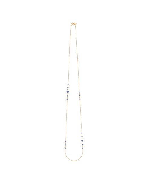Collier en Argent doré à l'or fin & Cristal