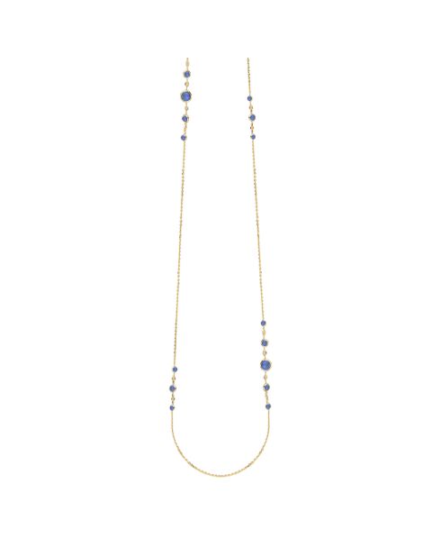 Collier en Argent doré à l'or fin & Cristal