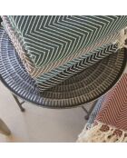 Plaid Amsterdam vert kaki - 130x170 cm