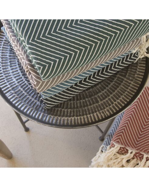 Plaid Amsterdam vert kaki - 130x170 cm