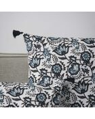 Coussin CARMA  bleu peacock - 50x50 cm