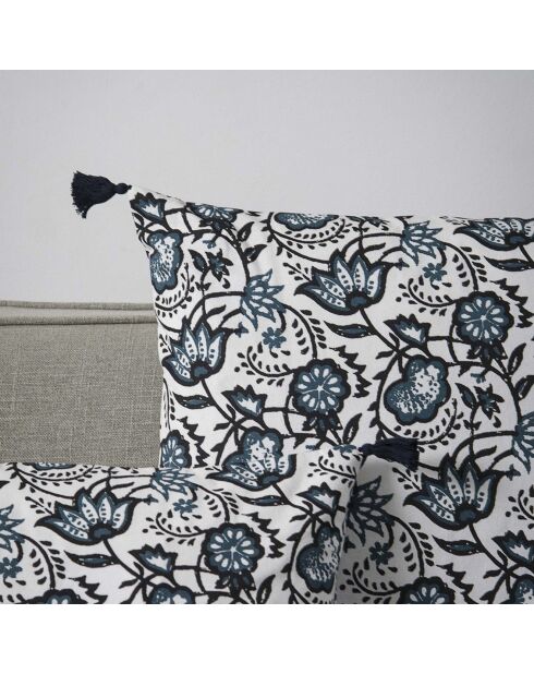 Coussin CARMA  bleu peacock - 50x50 cm