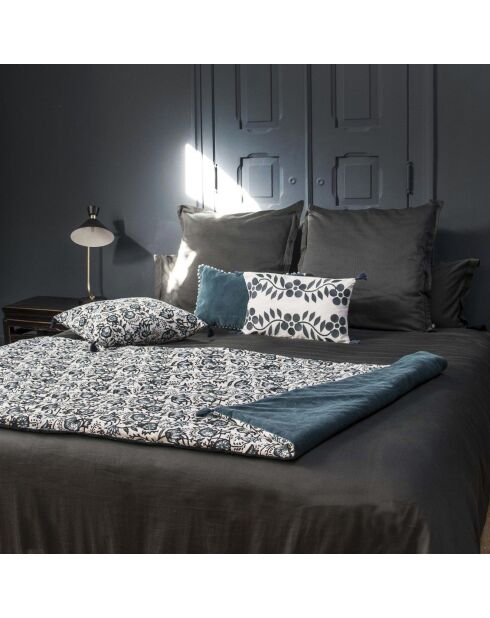 Coussin CARMA  bleu peacock - 50x50 cm