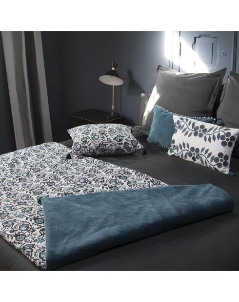 Coussin CARMA  bleu peacock - 50x50 cm
