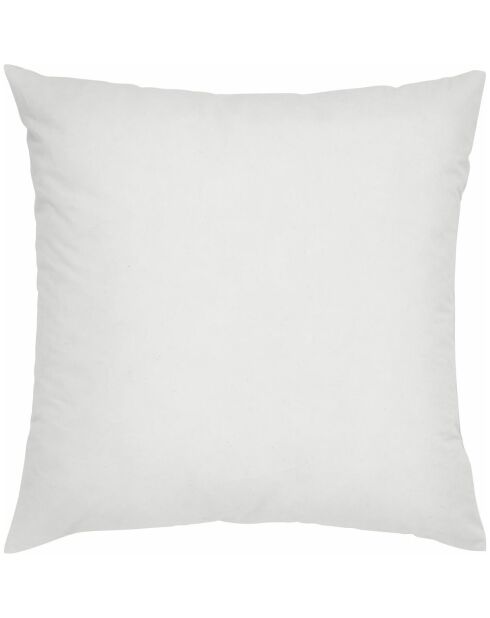 Coussin en Velours de Coton Andrea bleu peacock - 50x50 cm