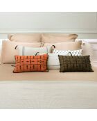Housse de coussin Hana gris clair - 60x40 cm