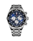 Montre Homme en Acier Quartz Monaco argentée