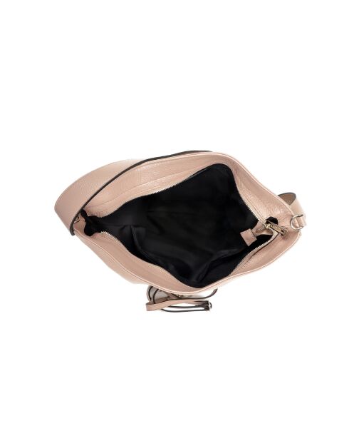 Sac porté épaule en Cuir Luisa Vannini poudre - 31.5x36x17.5 cm
