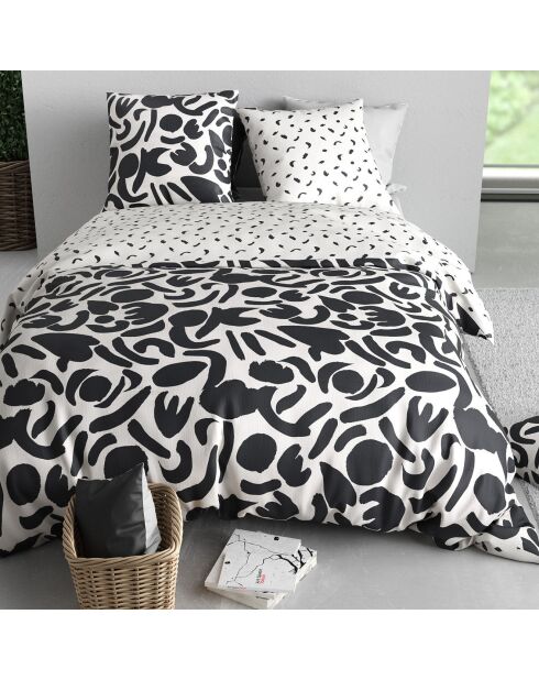 Parure Housse de Couette noire