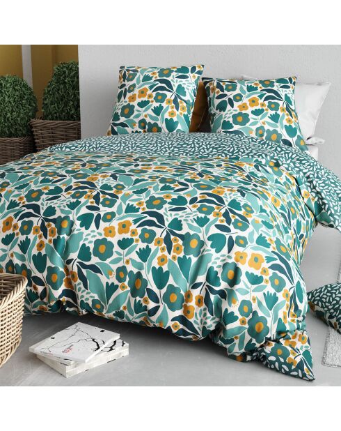 Parure Housse de Couette verte