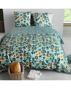 Parure Housse de Couette verte