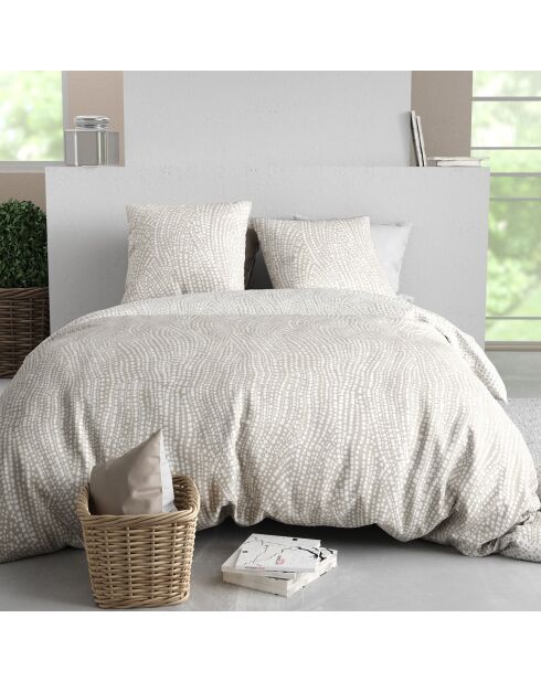 Parure Housse de Couette beige