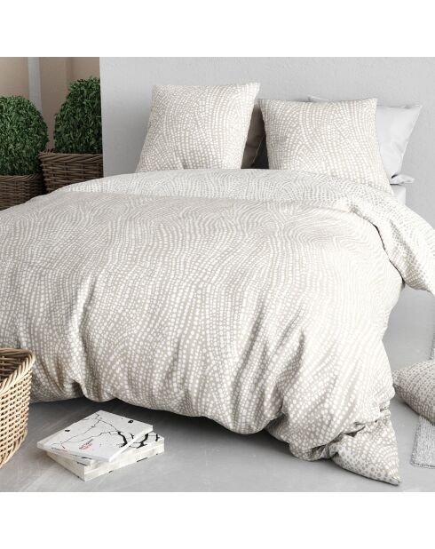 Parure Housse de Couette beige