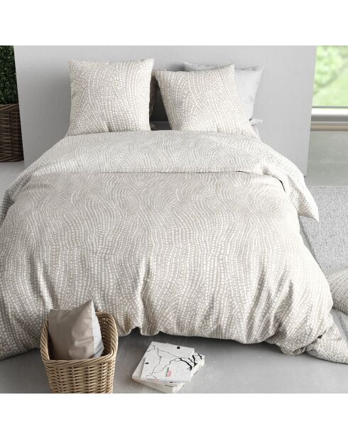 Parure Housse de Couette beige