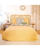 Parure Housse de Couette en Satin de Coton Bio multicolore
