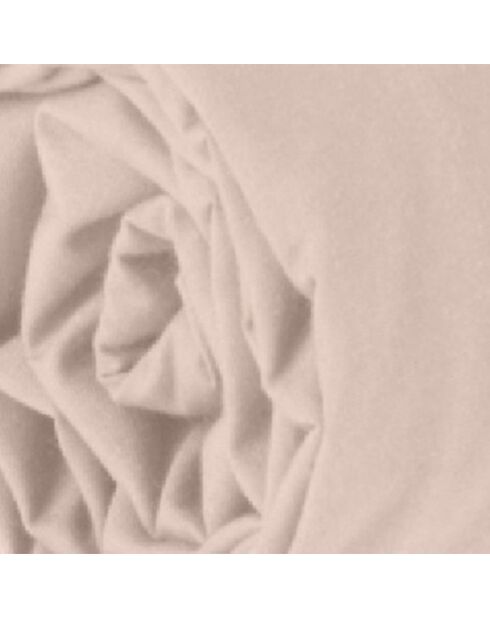 Drap Housse en Coton & Bambou rose
