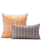 Housse de coussin 100% Lin Croisière Nil désert - 48x48 cm