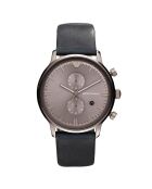 Montre Mixte en Cuir noire
