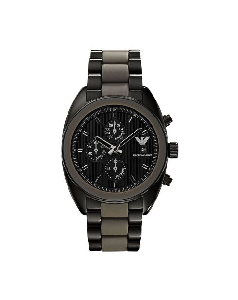 Montre Mixte en Acier noire
