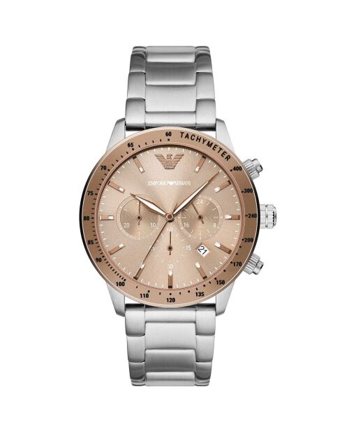 Montre Mixte en Acier argentée