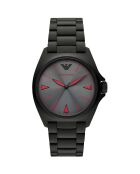 Montre Mixte en Acier noire
