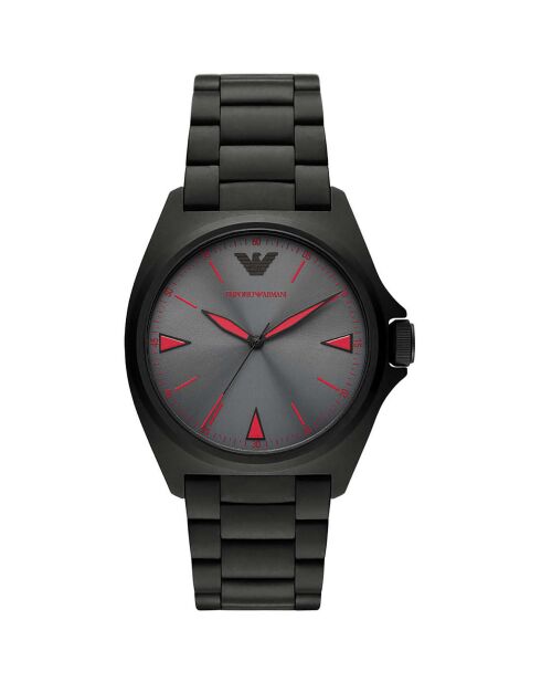 Montre Mixte en Acier noire
