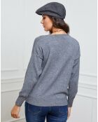 Gilet en Cachemire mélangé Gino gris