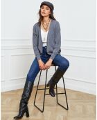 Gilet en Cachemire mélangé Gino gris