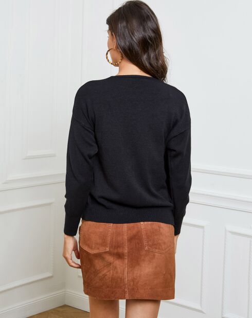 Gilet en Cachemire mélangé Gino noir