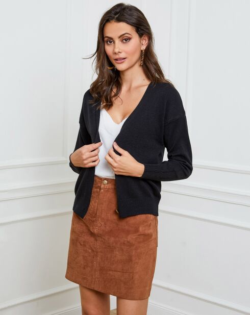 Gilet en Cachemire mélangé Gino noir