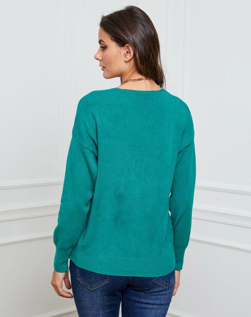 Gilet en Cachemire mélangé Gino vert