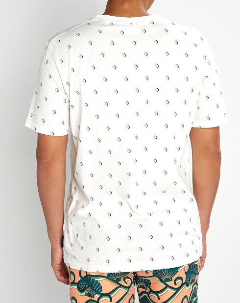 T-Shirt Microprint blanc