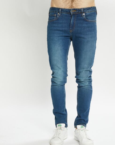 Jean Skinny Fit en Coton Bio mélangé bleu