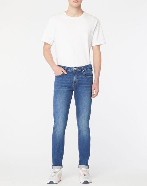 Jean Skinny Fit en Coton Bio mélangé bleu