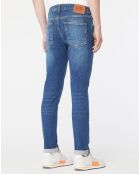 Jean Skinny Fit en Coton Bio mélangé bleu