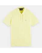 Polo 100% Coton Bio Regular Fit Basic jaune clair