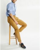 Chemise Regular Fit Baton rayée bleu clair