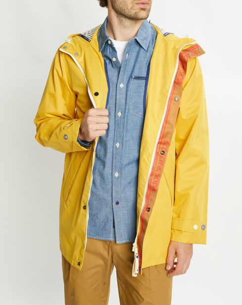 Ciré à capuche Waterproof jaune