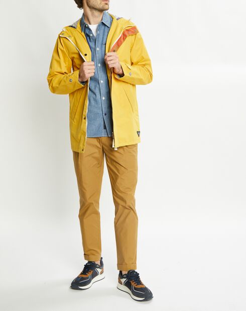 Ciré à capuche Waterproof jaune