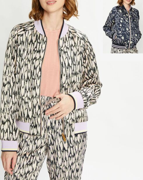 Blouson Bomber Réversible multicolore