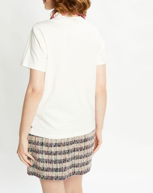 T-Shirt 100% Coton Bio Foulard blanc