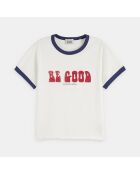 T-Shirt 100% Coton Bio 70's Graphic blanc