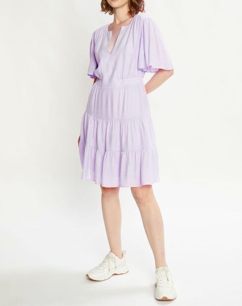 Robe Midi violet clair