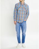 Chemise Regular Fit en Flanelle Western multicolore