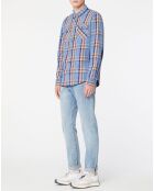 Chemise Regular Fit en Flanelle Western multicolore