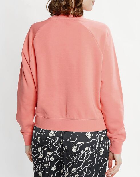 Sweat Crewneck Raglan rose