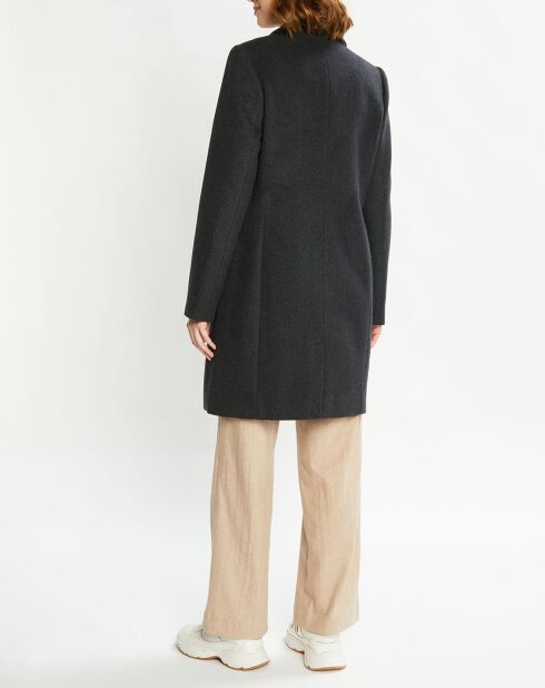 Manteau droit en Laine mélangée Tailor anthracite
