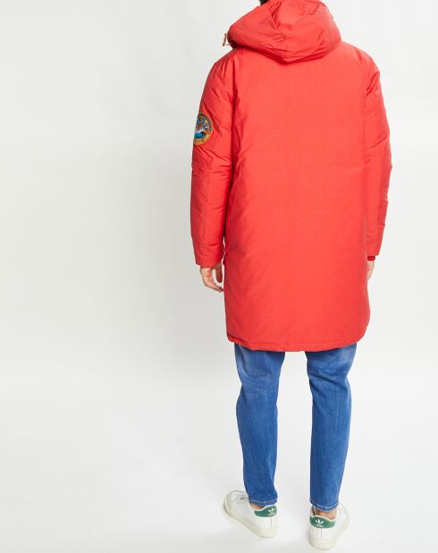 Parka Padded Patch rouge