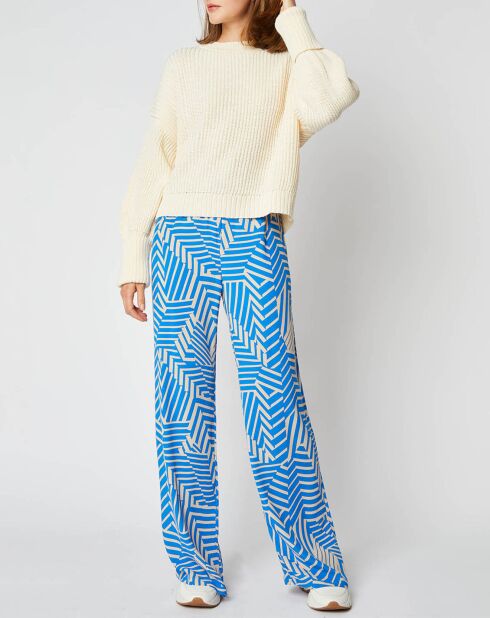 Pull Julie en Laine mélangée écru