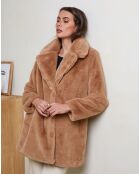 Camelkleurige jas Lola